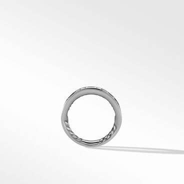 DY Eden Band Ring in Platinum with Diamonds, 4.8mm
