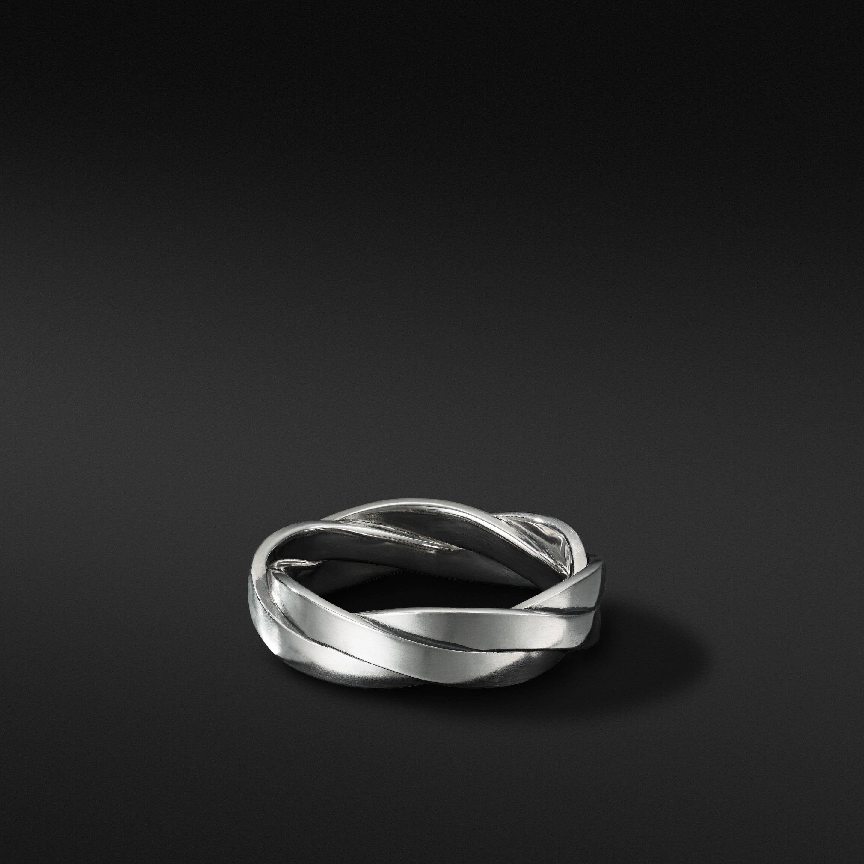 Twisted Cable Band Ring in Sterling Silver