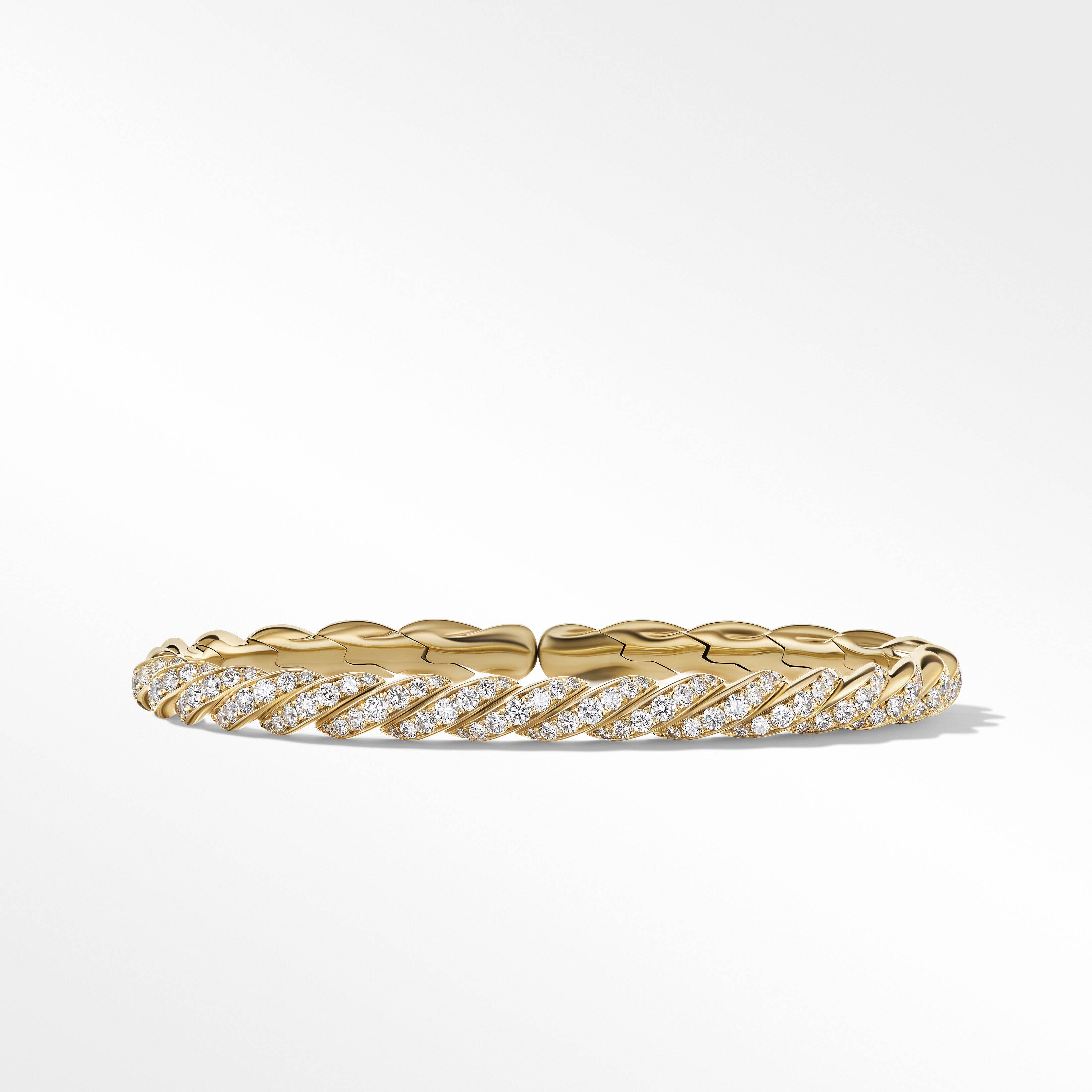 Pavéflex Bracelet in 18K Yellow Gold with Diamonds