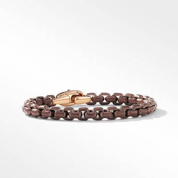 DY Bael Aire Chain Bracelet in Bronze with 14K Rose Gold