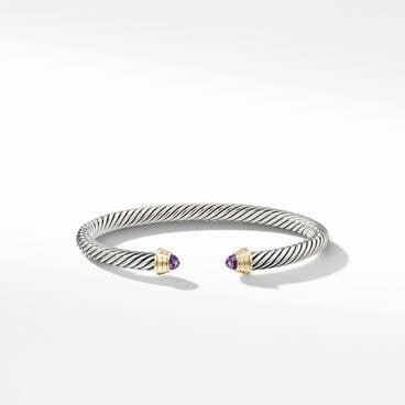 Cable Kids® Bracelet with Amethyst and 14K Yellow Gold