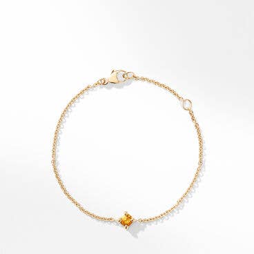 Chatelaine® Kids Bracelet in 18K Yellow Gold with Citrine