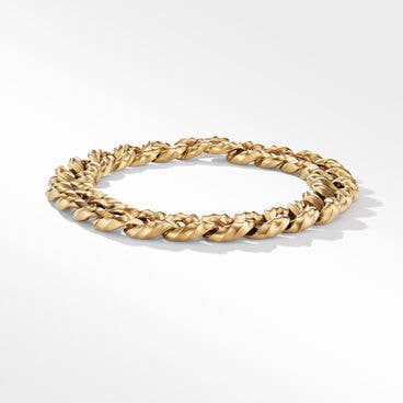 Cable Edge™ Curb Chain Necklace in Recycled 18K Yellow Gold