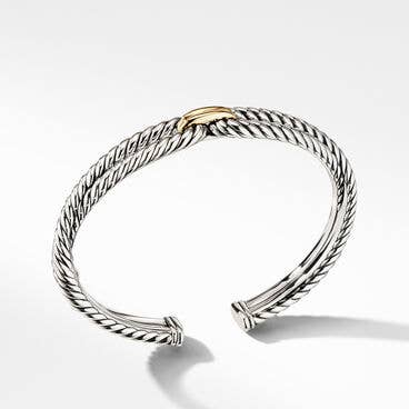 Cable Loop Bracelet with 18K Yellow Gold