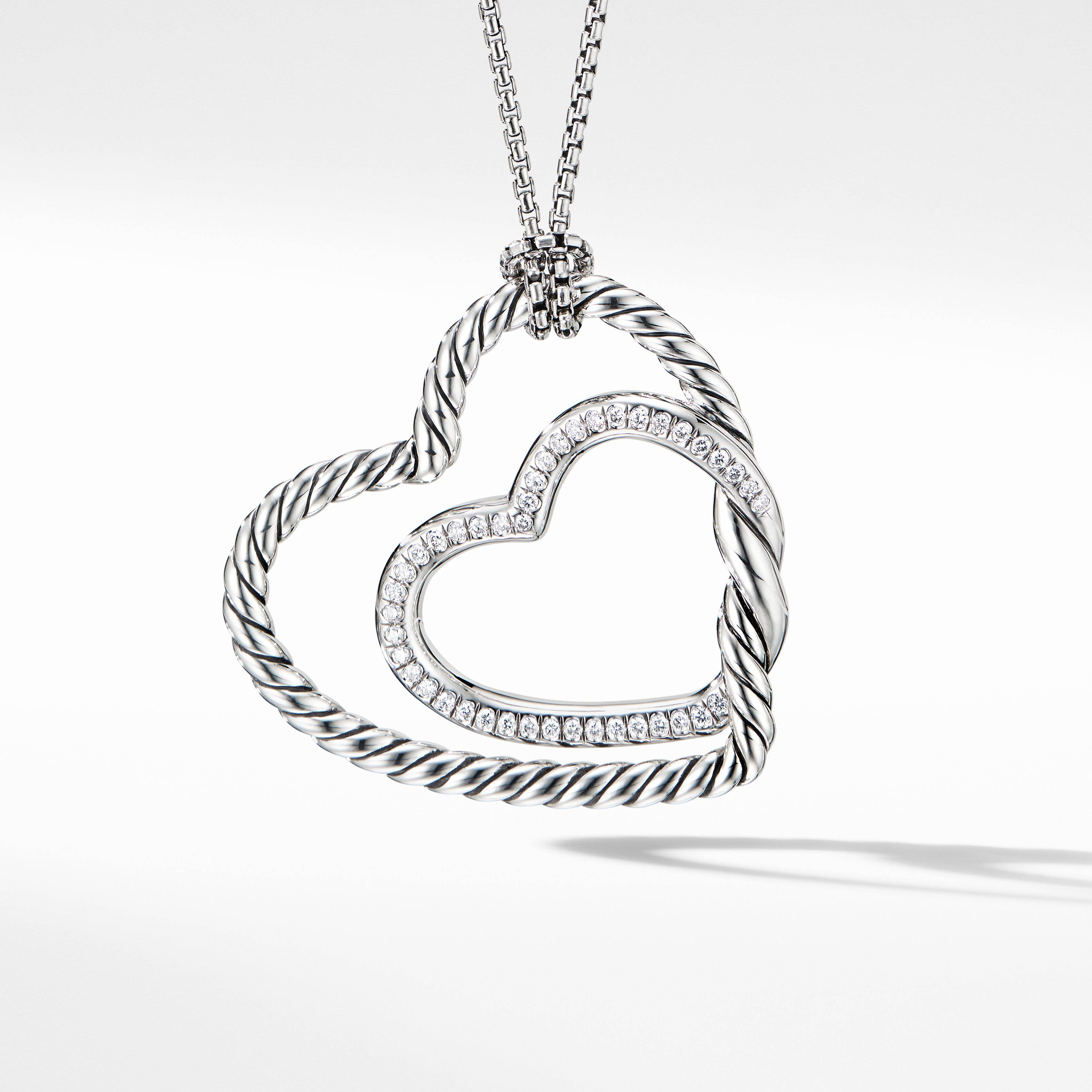 Continuance® Heart Necklace with Pavé Diamonds