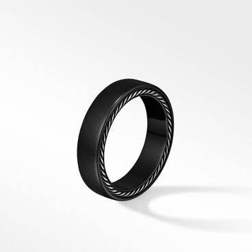 Streamline® Band Ring in Black Titanium