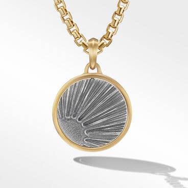 Storm Duality Amulet in Sterling Silver with 18K Yellow Gold