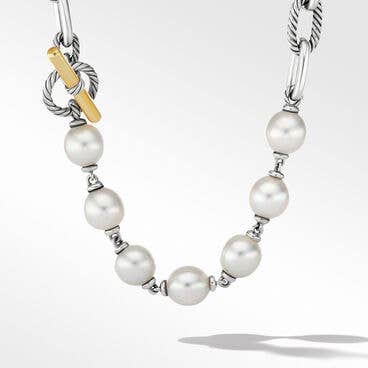 DY Madison® Pearl Chain Necklace with 18K Yellow Gold