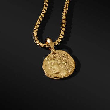 Virgo Amulet in 18K Yellow Gold