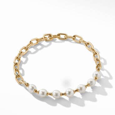 DY Madison® Pearl Chain Necklace in 18K Yellow Gold