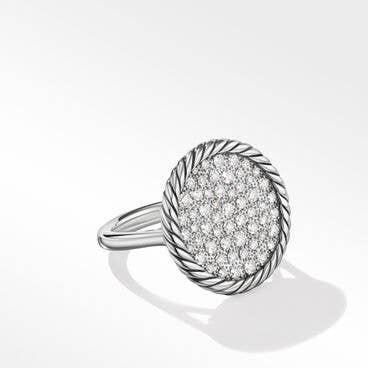 DY Elements® Ring with Pavé Diamonds