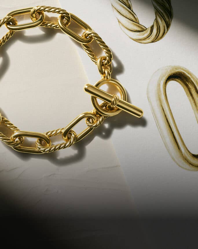 A David Yurman Madison bracelet.