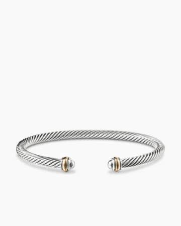 Bracelet chaîne DY Madison en or rose 18 carats, 6 mm