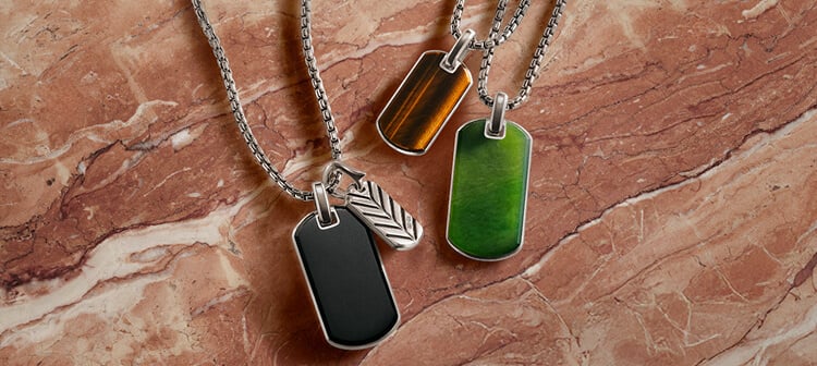 David Yurman men's Chevron jewelry.