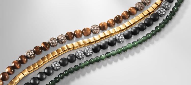 David Yurman Spiritual Beads jewelry for men.