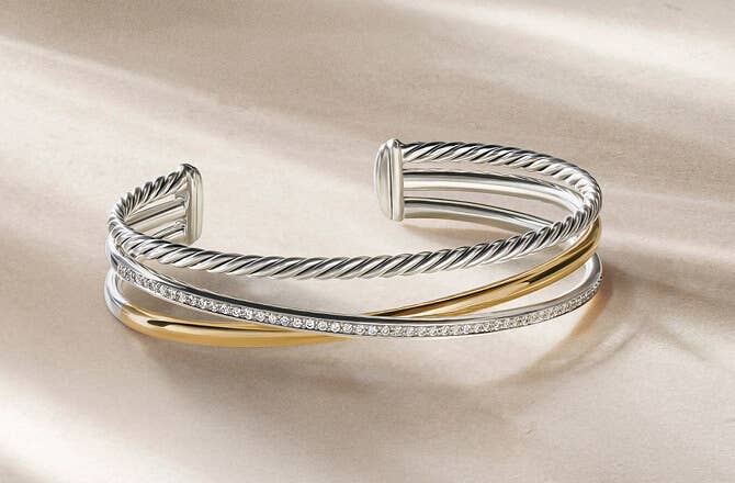 David Yurman Mixed Metal Bracelets