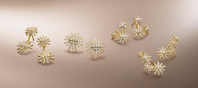 David Yurman Starburst earrings.