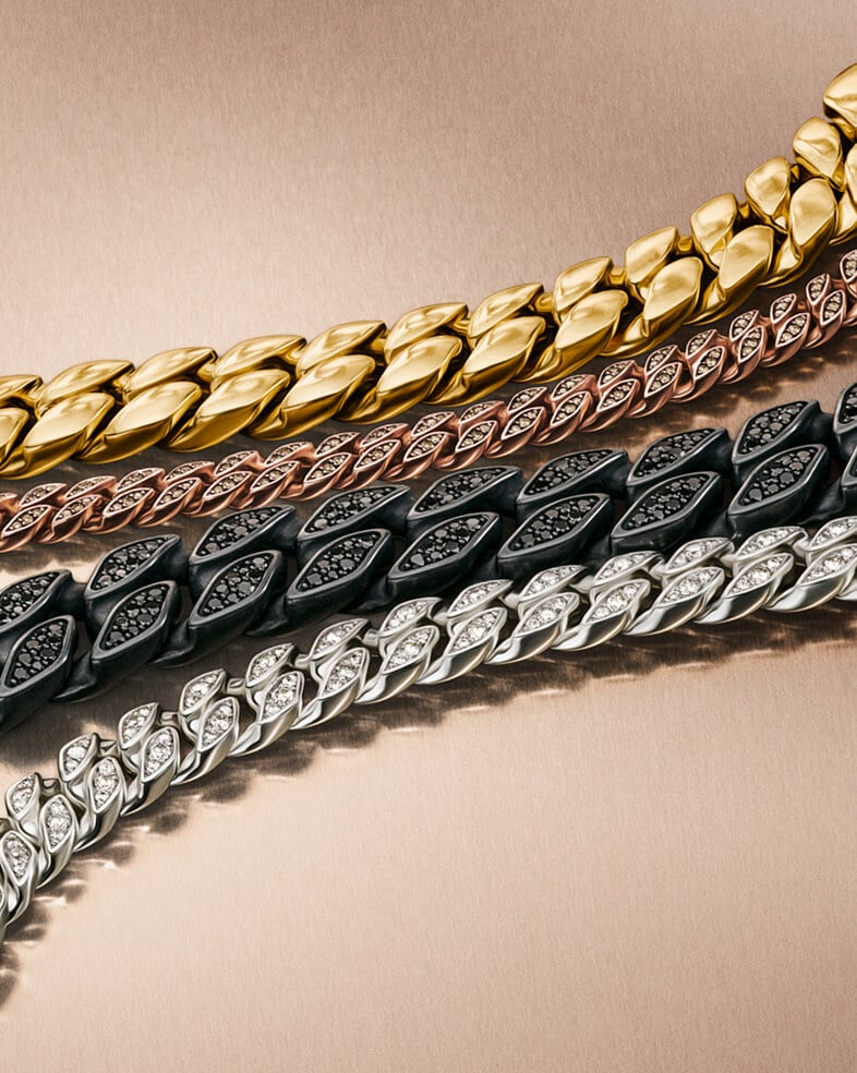 David Yurman Curb chains.