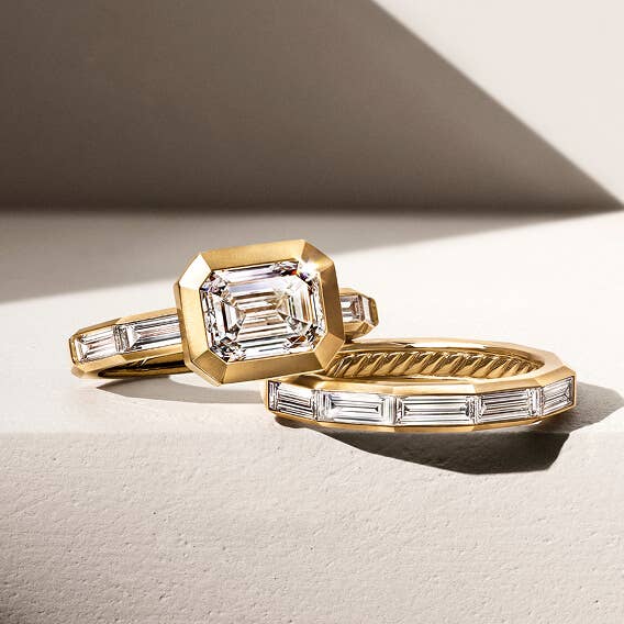 Two David Yurman rings.