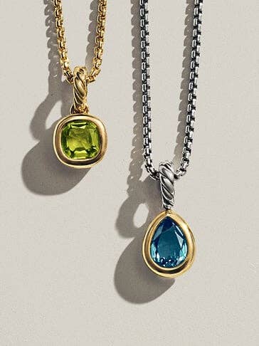 Two David Yurman necklaces.