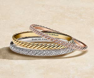Gold DY&#174; Madison Toggle Chain Bracelet.