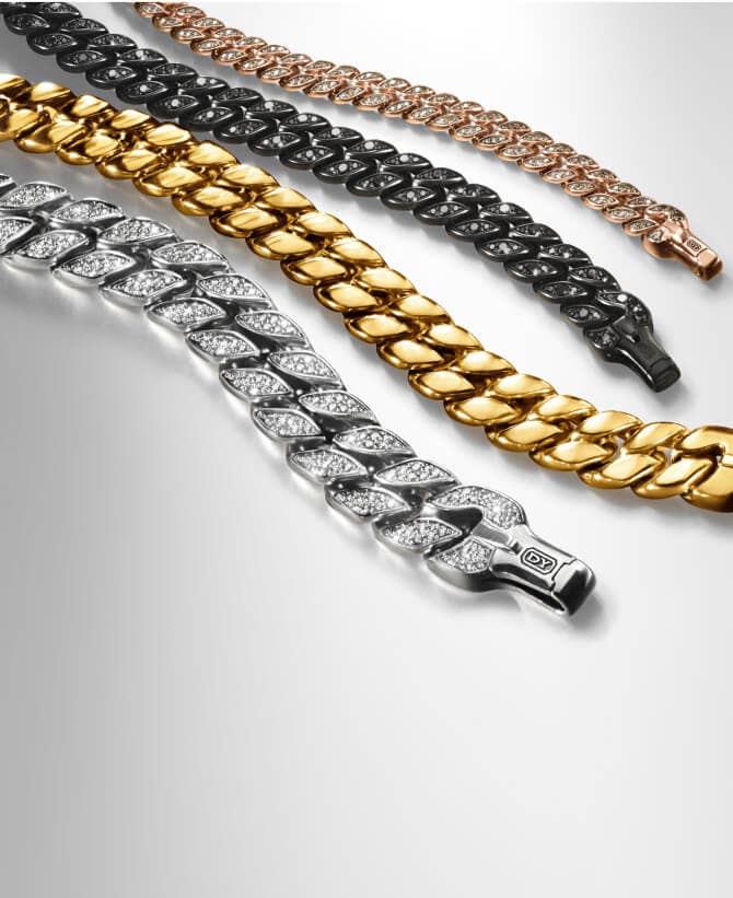 David Yurman's Curb Chain collection for men.