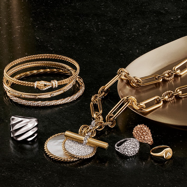 Perfect for Friday nights! David Yurman Jewelry + Louis Vuitton