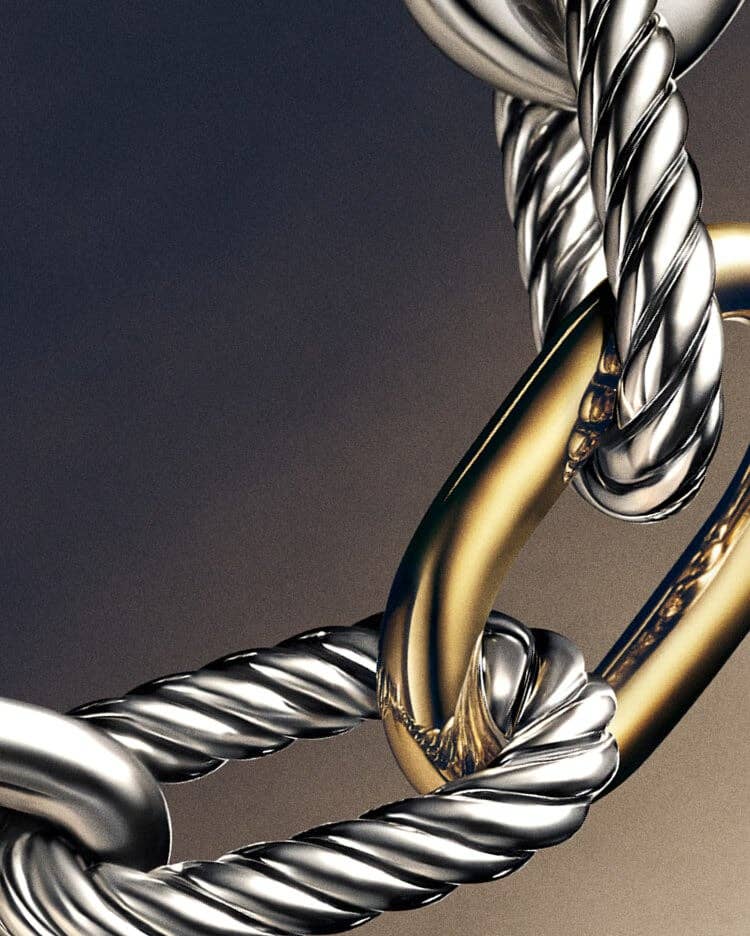 David Yurman Madison chain bracelet.