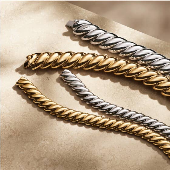 Shop David Yurman's Sculpted Cable collection for women.