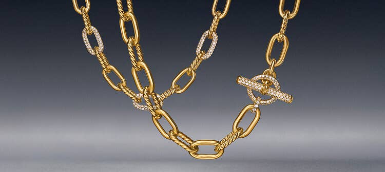 David Yurman Madison chains.