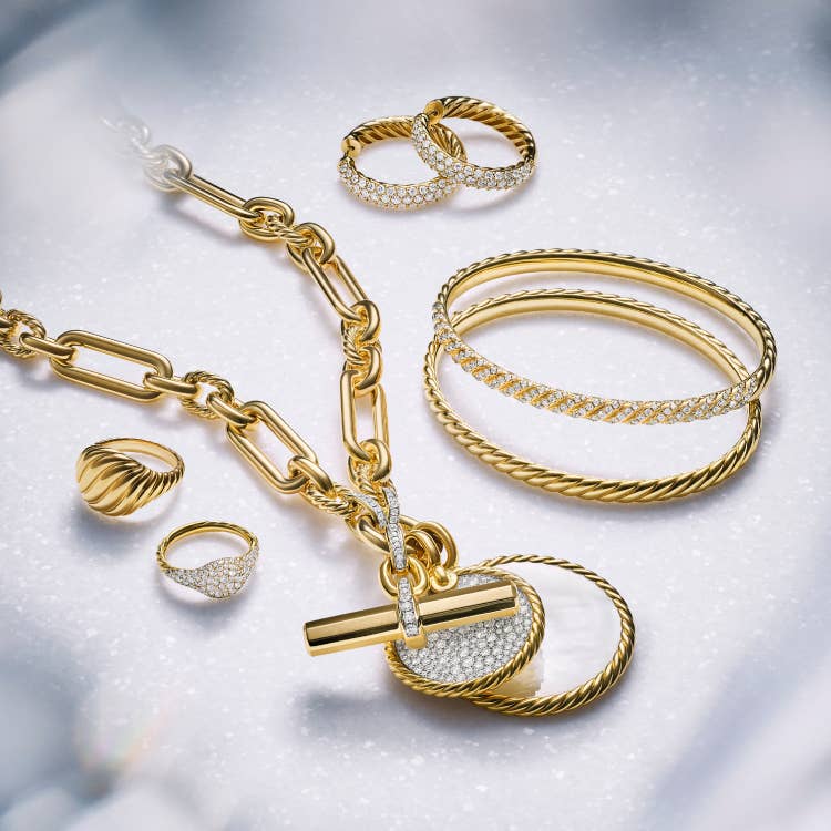 An image of David Yurman women's jewelry.