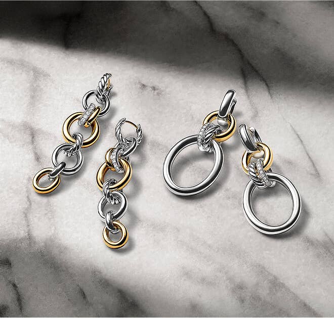 David Yurman earrings for women.