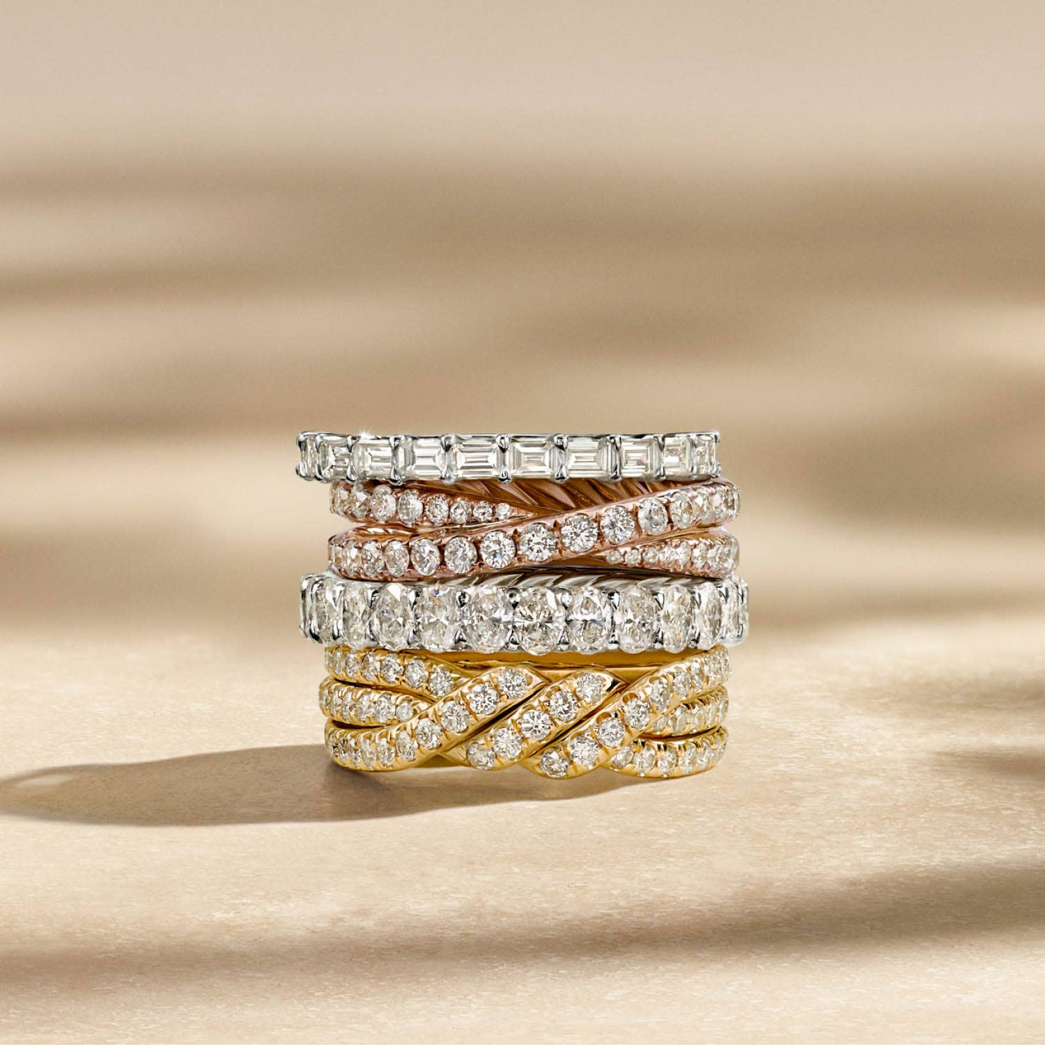 Shop women's wedding bands.