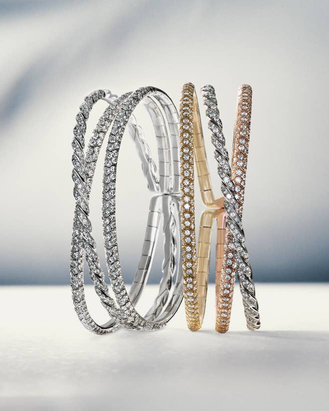 Shop David Yurman's Paveflex collection.