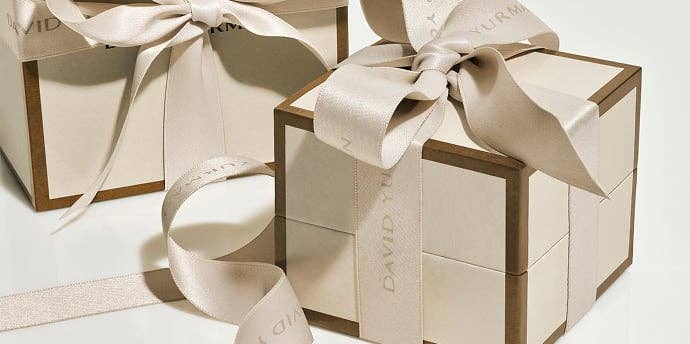 David Yurman gift packaging.