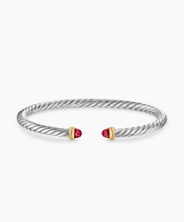 David Yurman Rhodolite Garnet Cable Flex™ Bracelet
