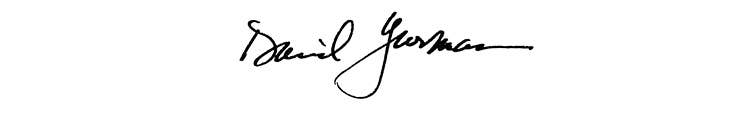 An image of David Yurman's signature.
