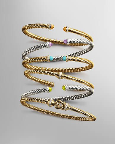 Shop David Yurman bracelets for women.