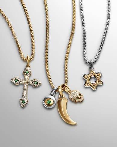 David Yurman pendants for men.