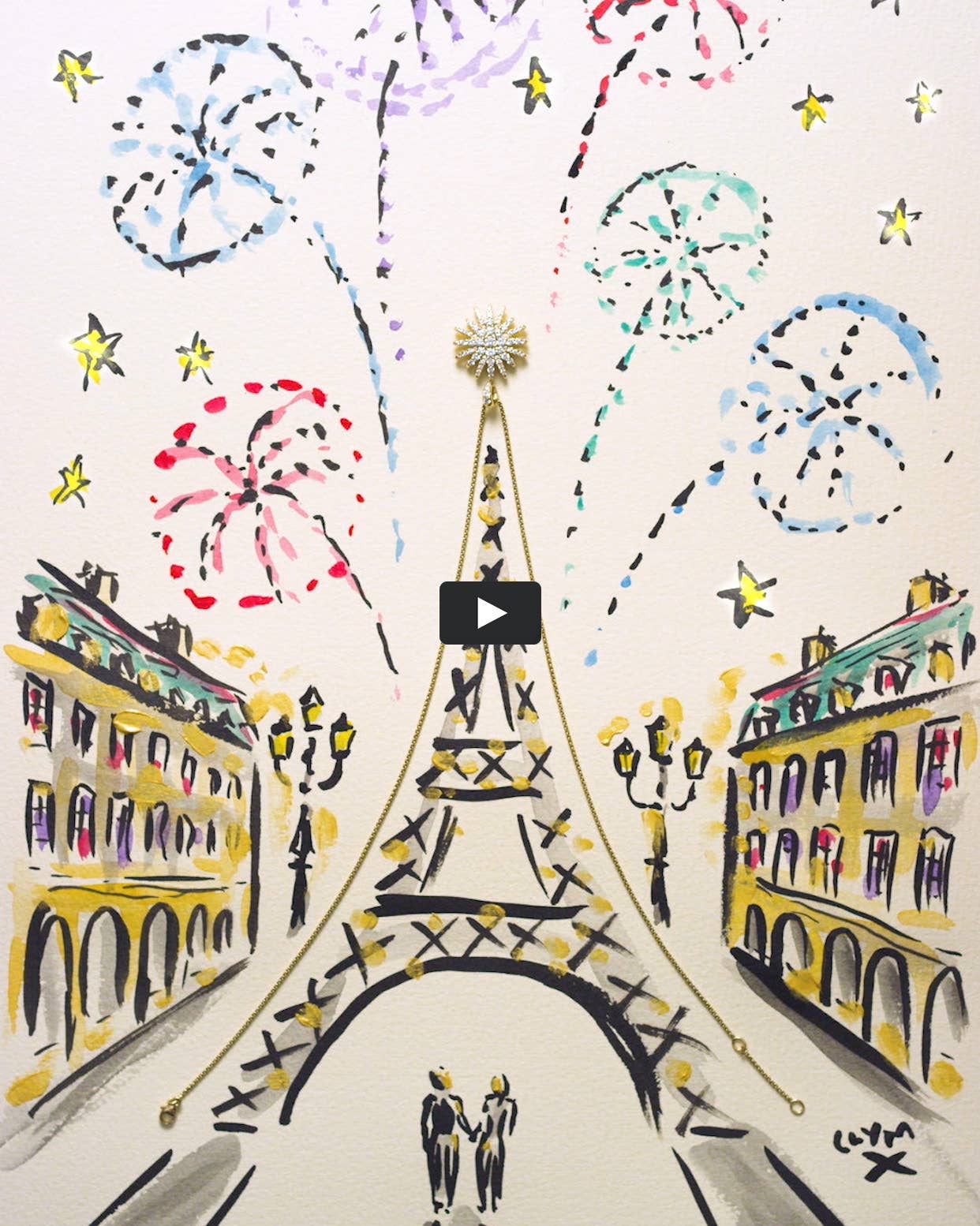 An image of Clyms drawing of a starburst pendant.