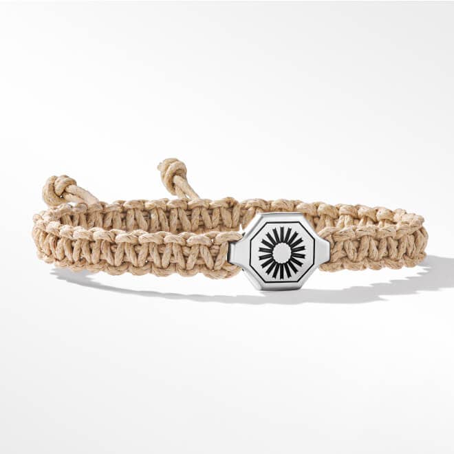 woven hemp bracelet.