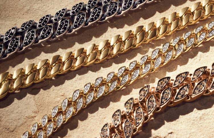 David Yurman Waves band rings.