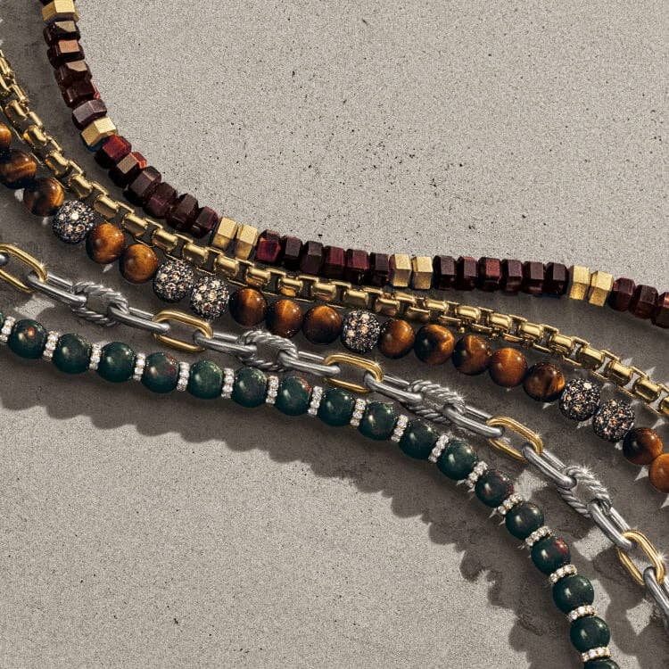 David Yurman Spiritual Beads and Chain bracelets.