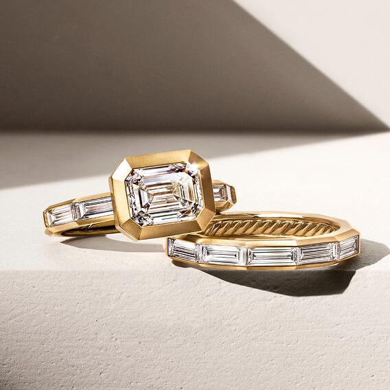 Two David Yurman rings.