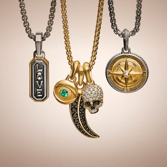 Pendentifs pour homme David Yurman