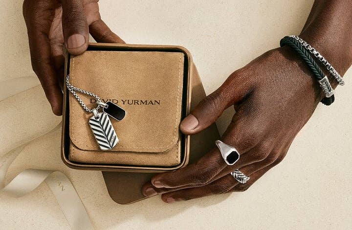 A David Yurman jewelry box.
