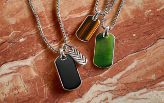 David Yurman Chevron tags