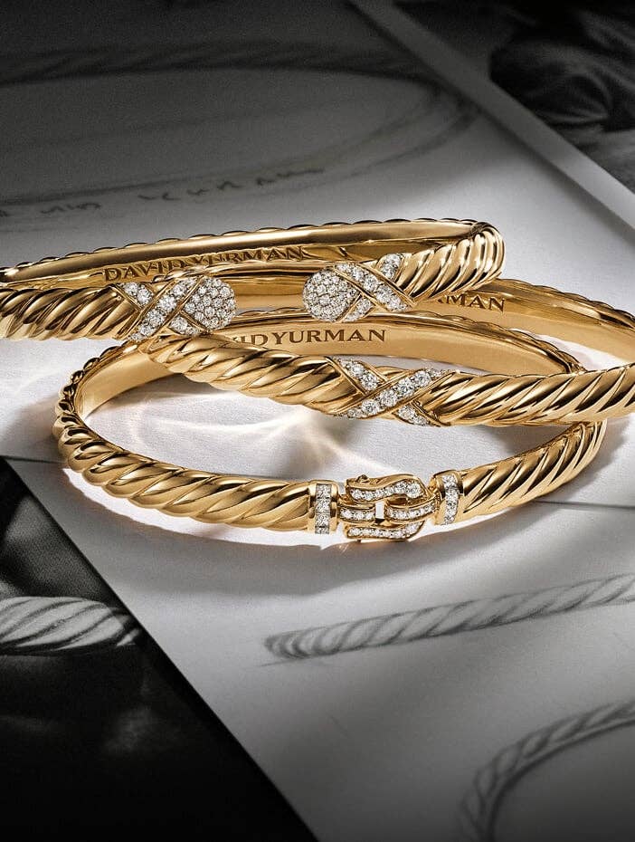 David Yurman Sculpted Cable styles. 