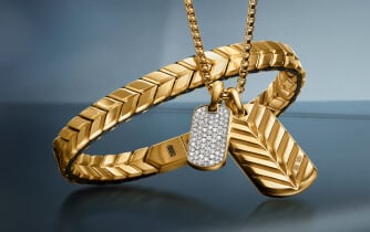 David Yurman Chevron tags