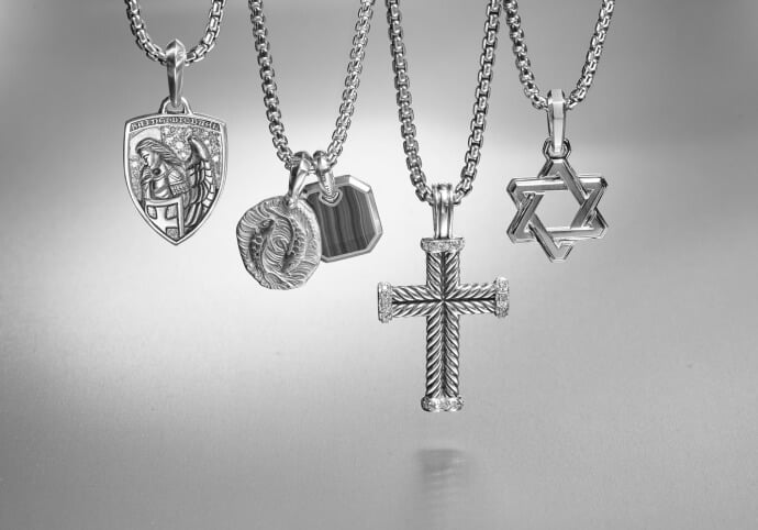 David Yurman pendants for men.